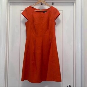 🧡 Orange RONNI NICOLE Cap Sleeve A-Line Dress - Size 8